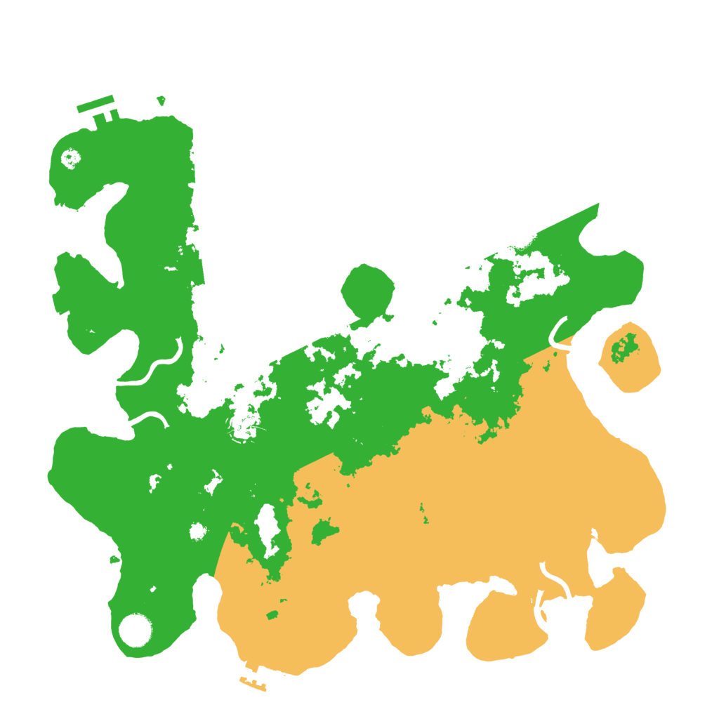 Biome Rust Map: Procedural Map, Size: 3850, Seed: 1346590289