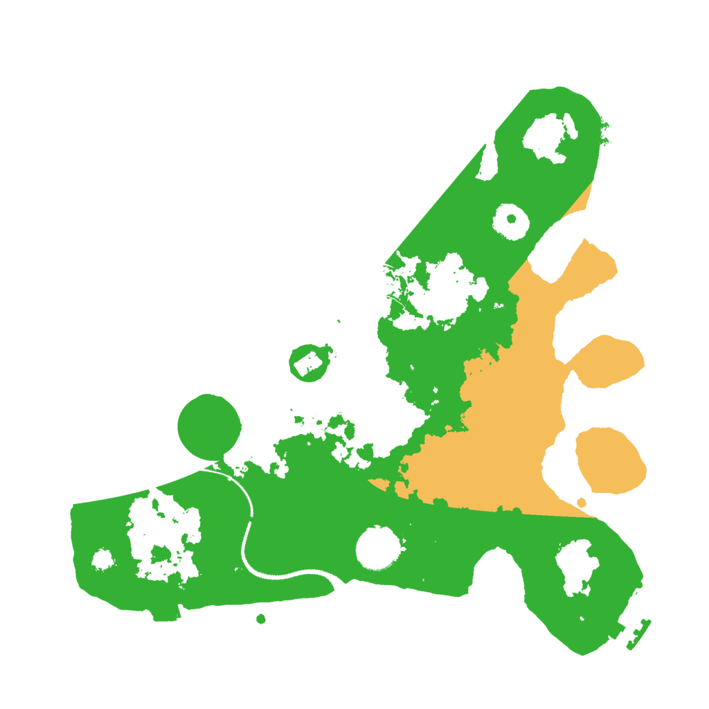 Biome Rust Map: Procedural Map, Size: 3000, Seed: 24499