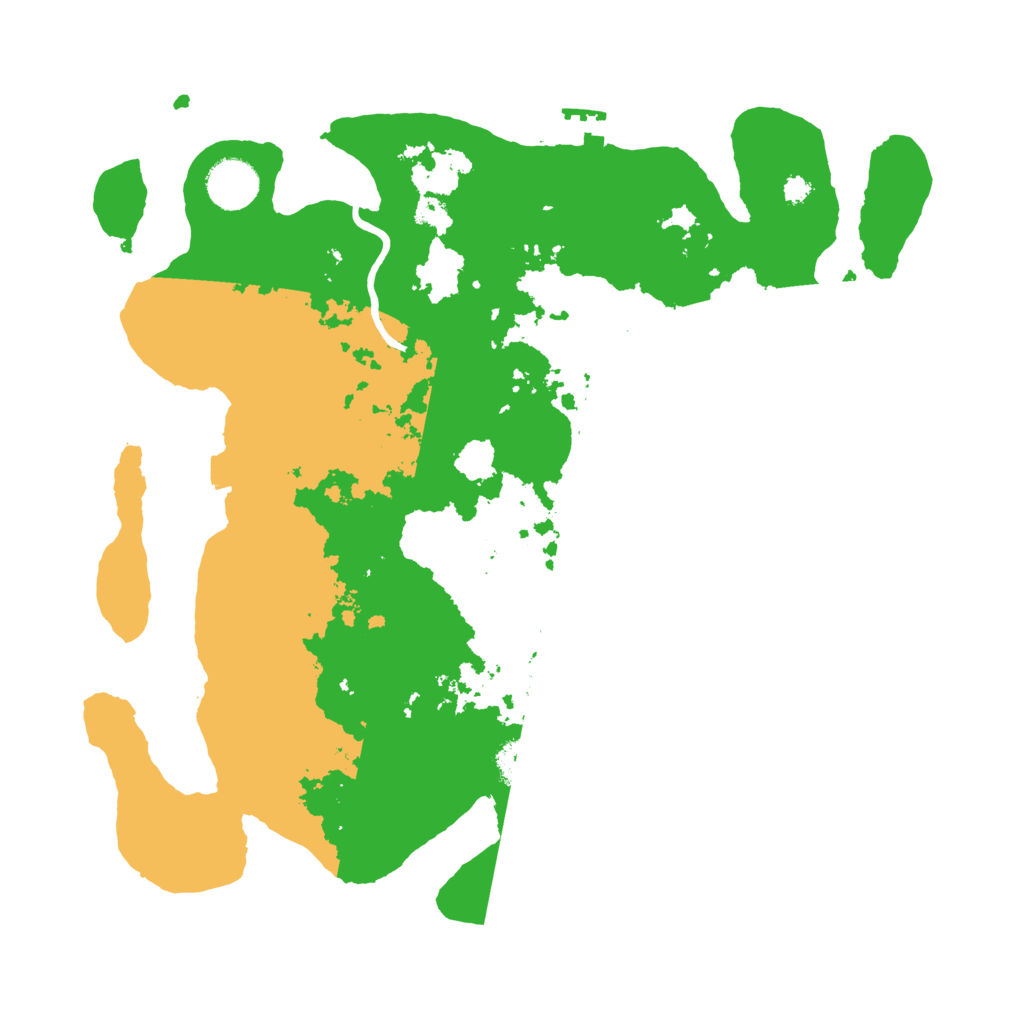 Biome Rust Map: Procedural Map, Size: 3500, Seed: 85274163