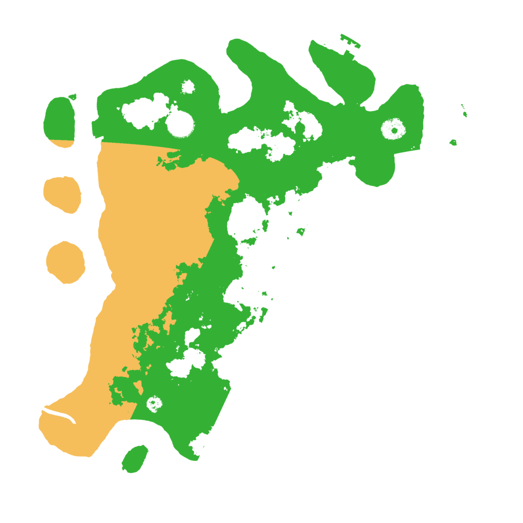 Biome Rust Map: Procedural Map, Size: 3500, Seed: 1176631204