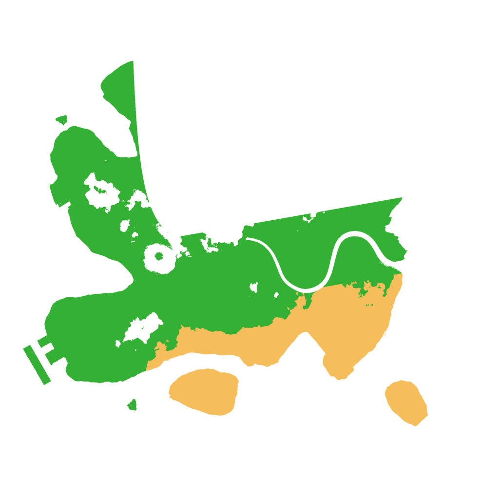 Biome Rust Map: Procedural Map, Size: 2400, Seed: 363