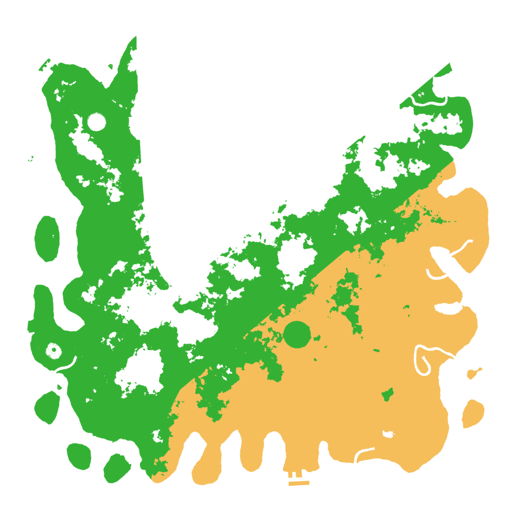 Biome Rust Map: Procedural Map, Size: 5000, Seed: 1356606162