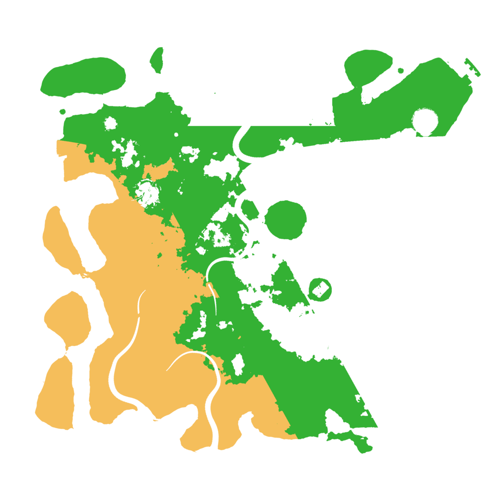 Biome Rust Map: Procedural Map, Size: 3500, Seed: 904593927