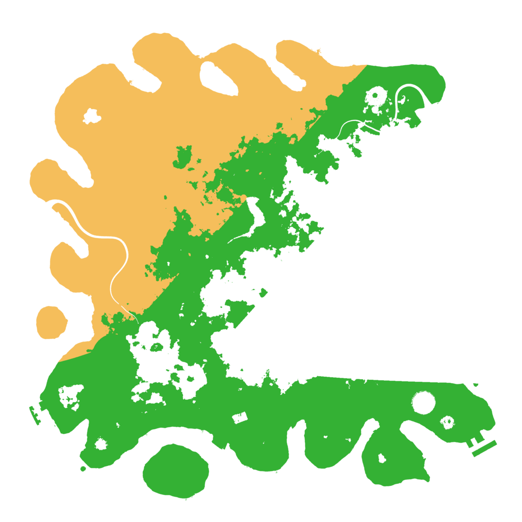 Biome Rust Map: Procedural Map, Size: 4000, Seed: 584587182