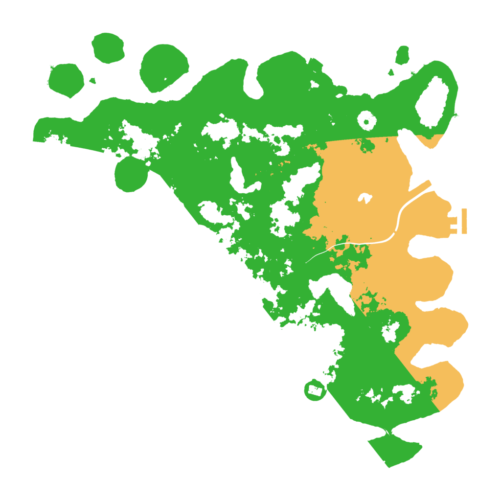 Biome Rust Map: Procedural Map, Size: 4000, Seed: 1499634793