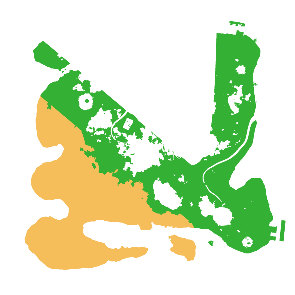 Biome Rust Map: Procedural Map, Size: 2850, Seed: 25050