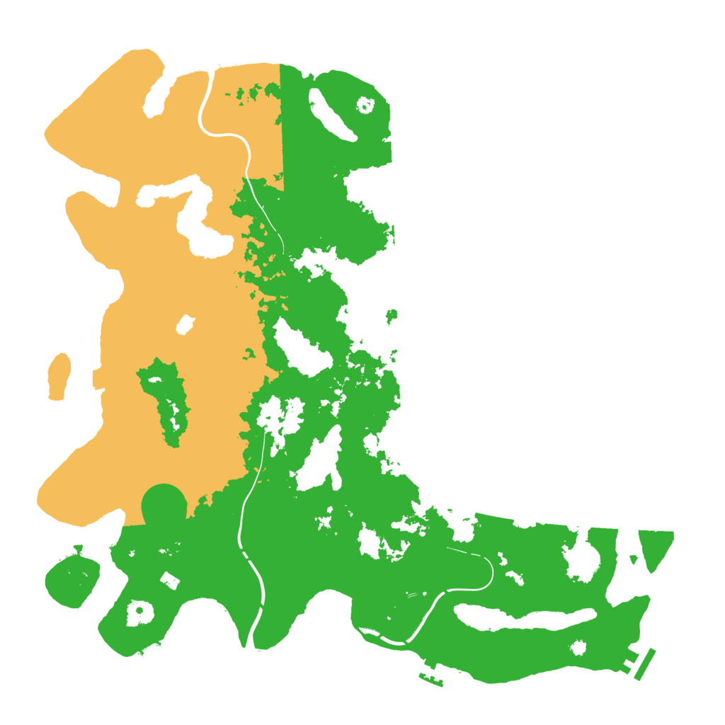 Biome Rust Map: Procedural Map, Size: 4250, Seed: 35549786