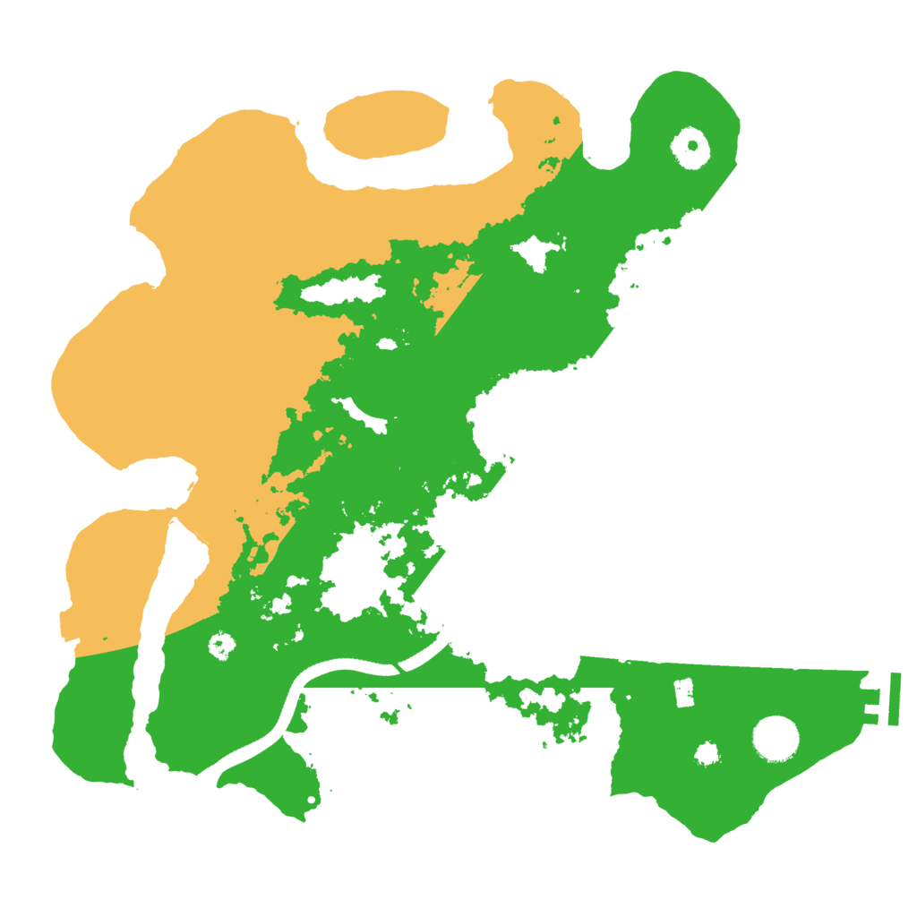 Biome Rust Map: Procedural Map, Size: 3500, Seed: 1779916431