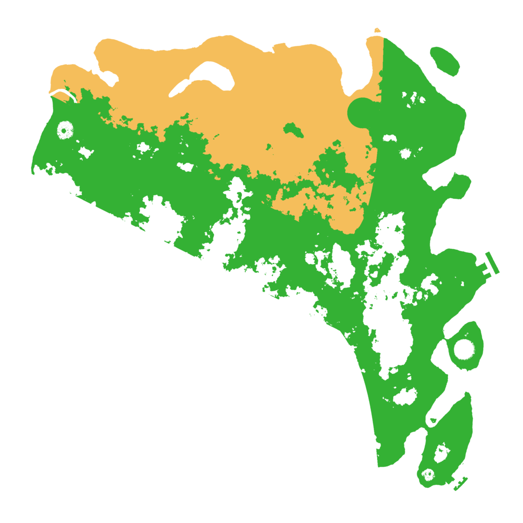 Biome Rust Map: Procedural Map, Size: 4500, Seed: 17167