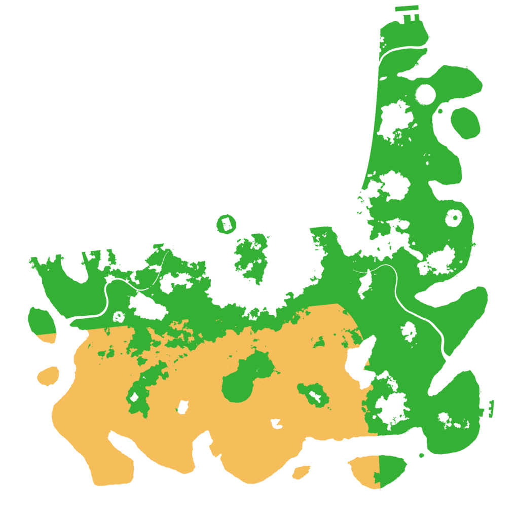 Biome Rust Map: Procedural Map, Size: 4500, Seed: 1519585934