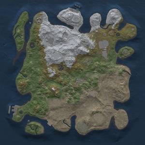 Thumbnail Rust Map: Procedural Map, Size: 3750, Seed: 62541, 18 Monuments