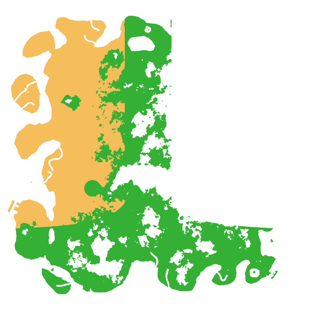 Biome Rust Map: Procedural Map, Size: 5000, Seed: 119206