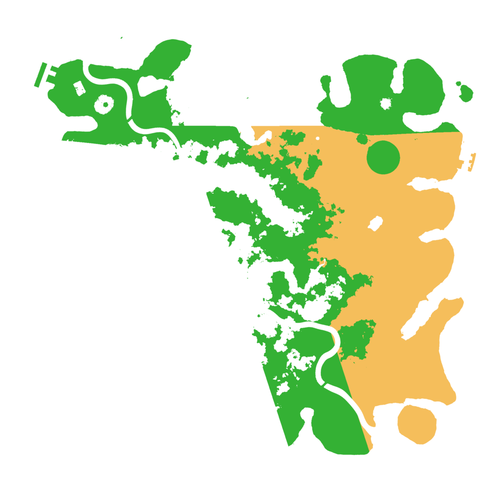 Biome Rust Map: Procedural Map, Size: 4000, Seed: 142340088