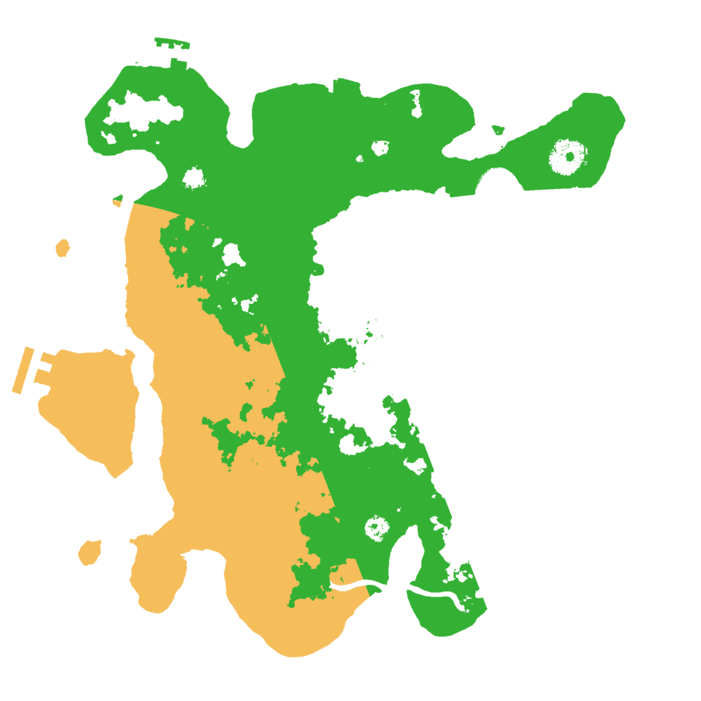 Biome Rust Map: Procedural Map, Size: 3000, Seed: 7020