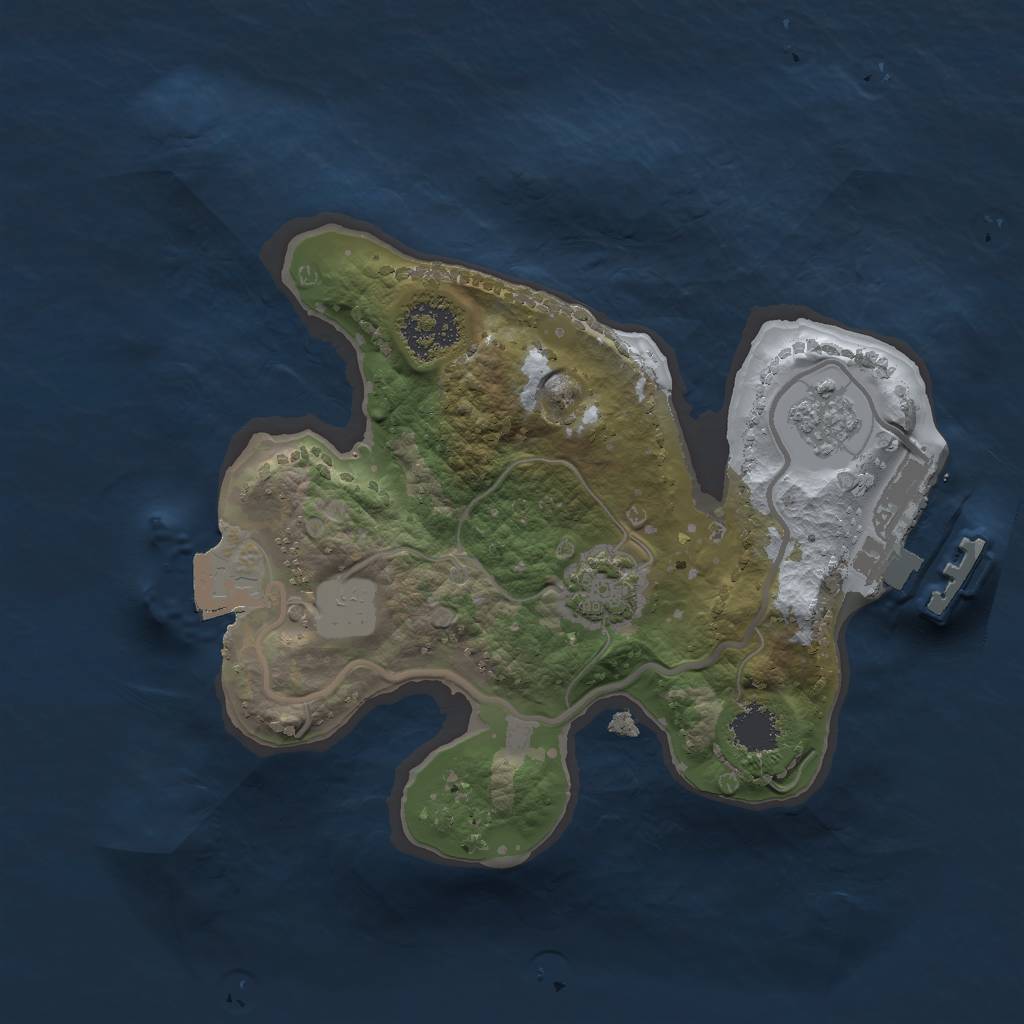 Rust Map: Procedural Map, Size: 1800, Seed: 430257977, 6 Monuments