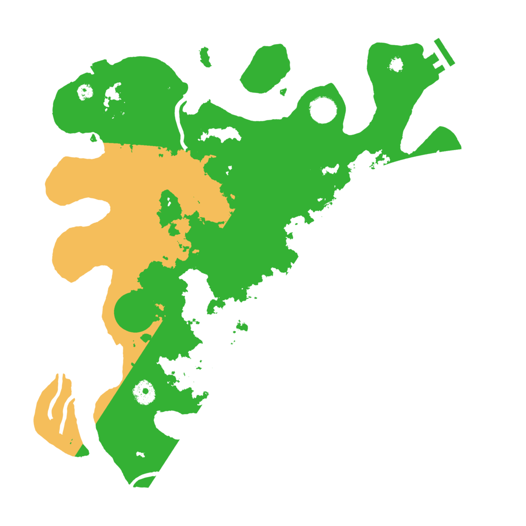 Biome Rust Map: Procedural Map, Size: 3500, Seed: 1023348557