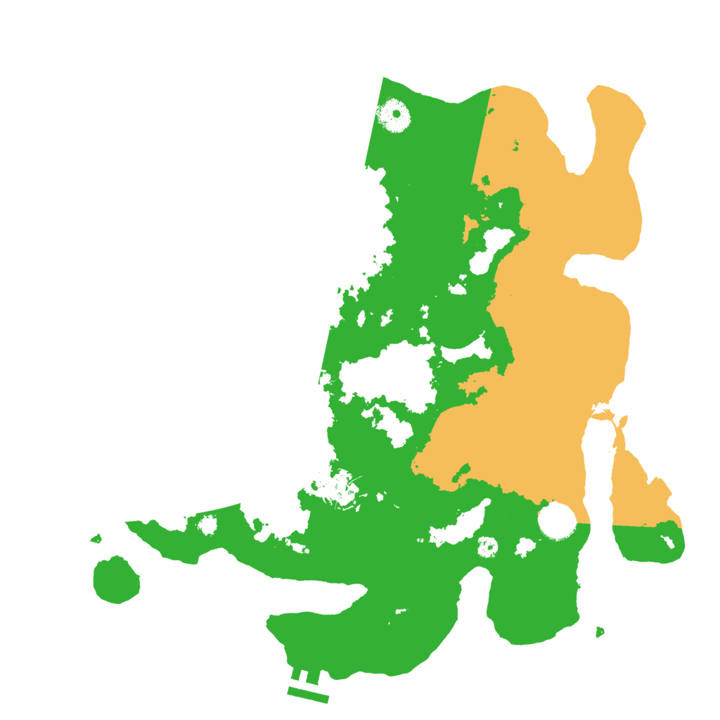 Biome Rust Map: Procedural Map, Size: 3500, Seed: 1741860677