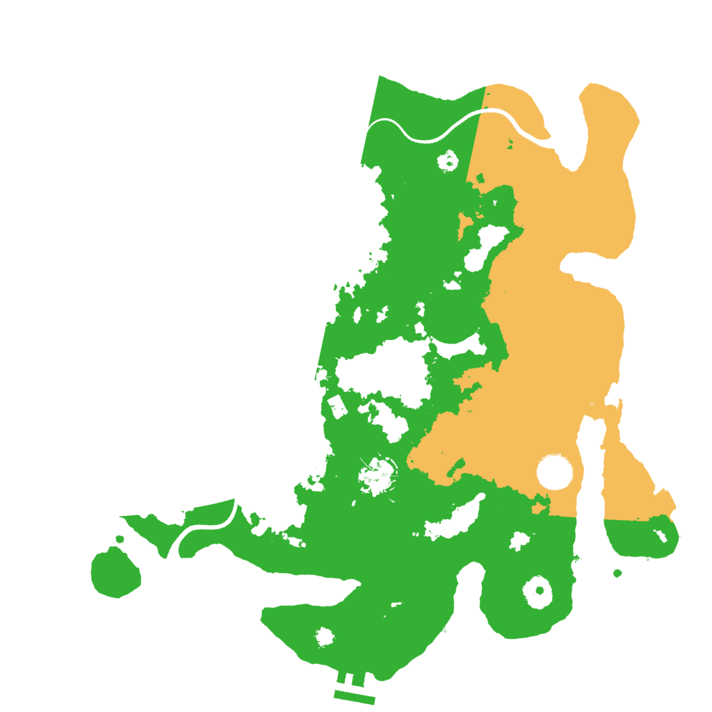 Biome Rust Map: Procedural Map, Size: 3500, Seed: 1741860677
