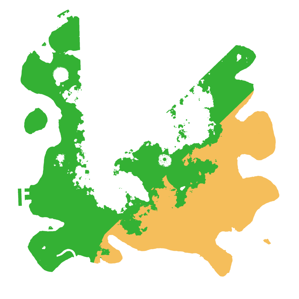 Biome Rust Map: Procedural Map, Size: 3500, Seed: 1026649775