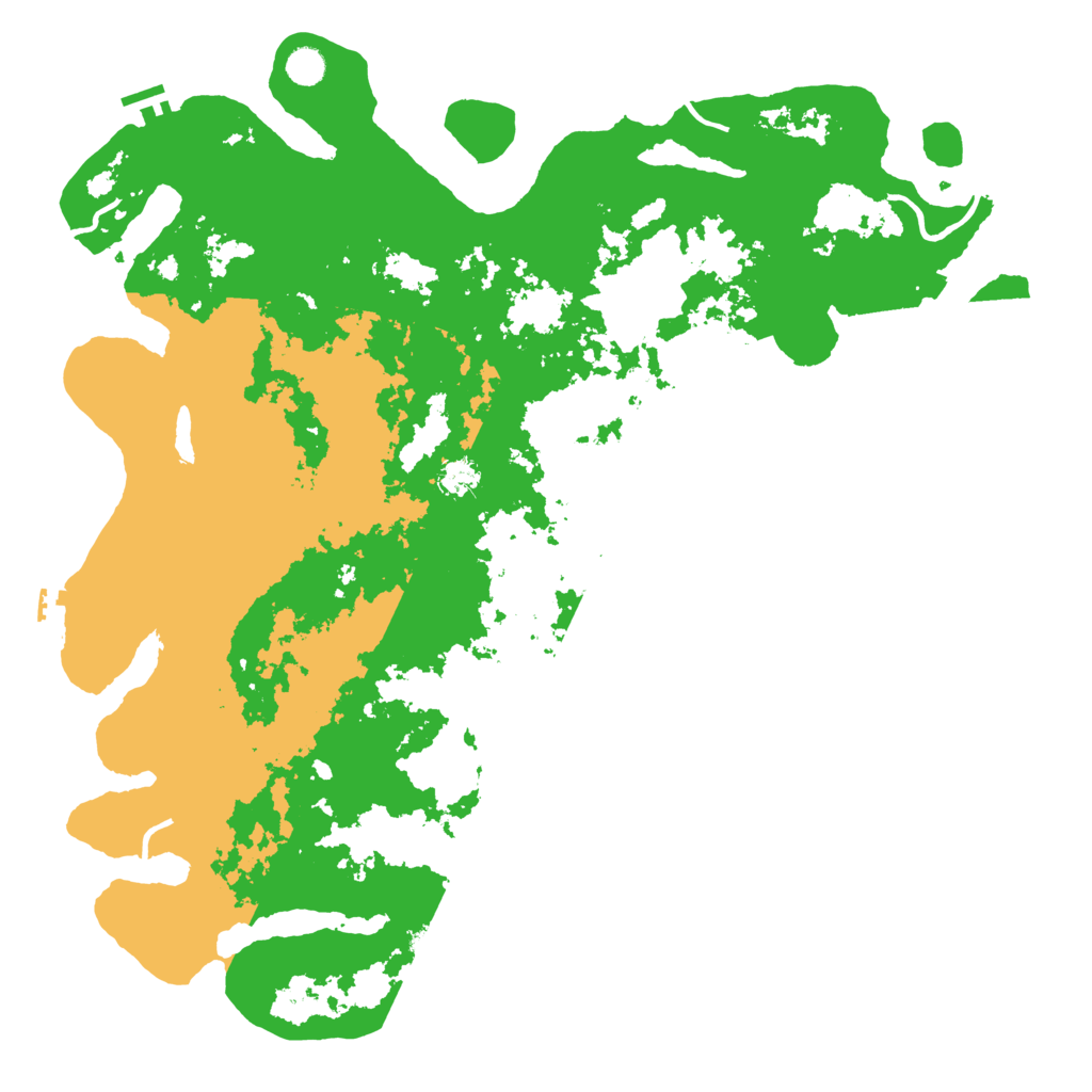 Biome Rust Map: Procedural Map, Size: 5000, Seed: 5943853