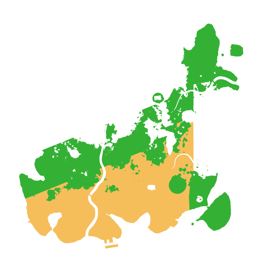 Biome Rust Map: Procedural Map, Size: 4000, Seed: 399358059