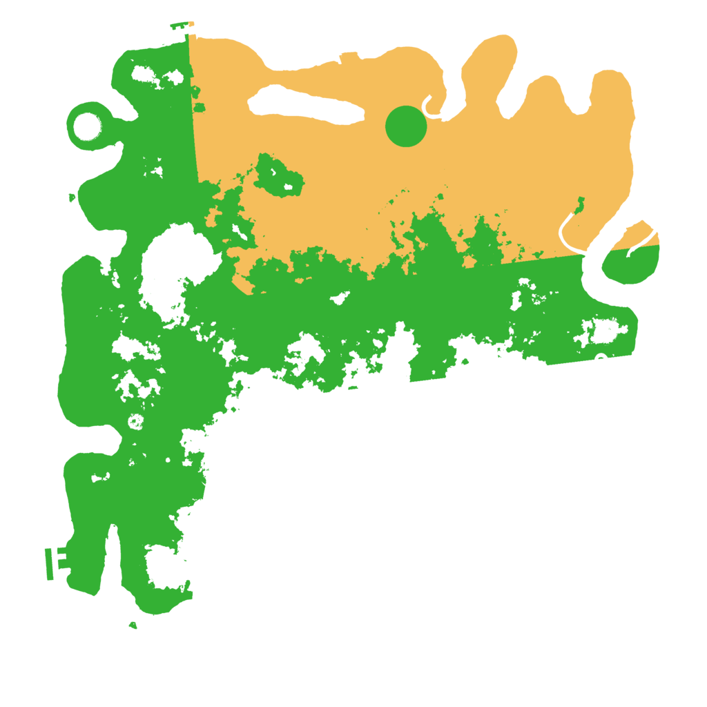 Biome Rust Map: Procedural Map, Size: 4500, Seed: 674675769