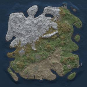 Thumbnail Rust Map: Procedural Map, Size: 4250, Seed: 279673666, 19 Monuments