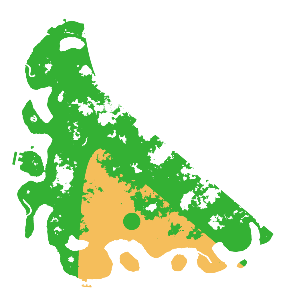 Biome Rust Map: Procedural Map, Size: 4500, Seed: 1366156517