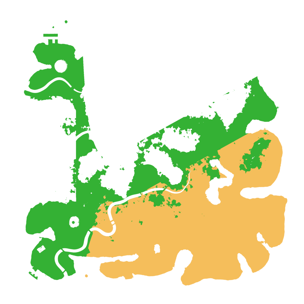 Biome Rust Map: Procedural Map, Size: 4250, Seed: 21121233