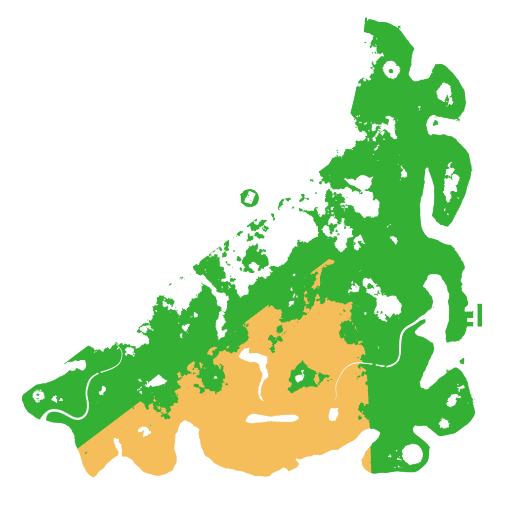 Biome Rust Map: Procedural Map, Size: 4500, Seed: 1709919353