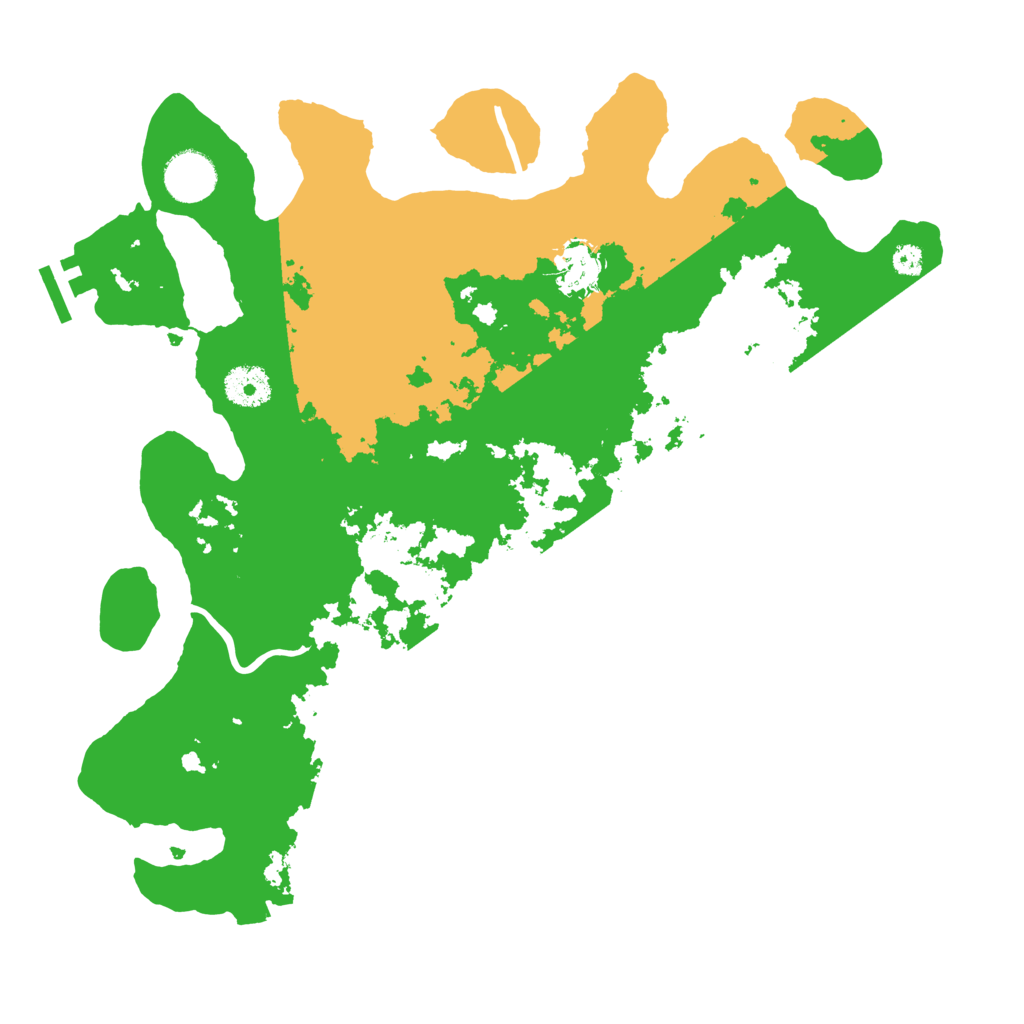 Biome Rust Map: Procedural Map, Size: 3500, Seed: 987513