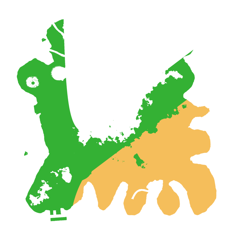 Biome Rust Map: Procedural Map, Size: 3000, Seed: 17171995