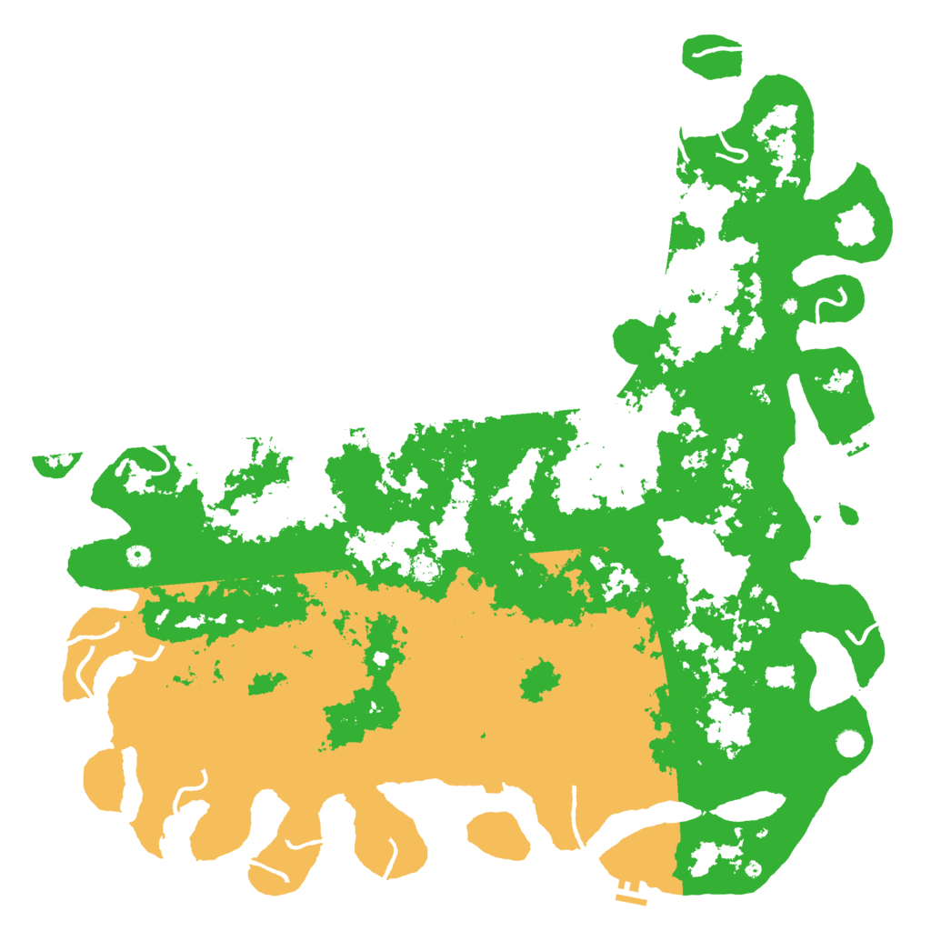 Biome Rust Map: Procedural Map, Size: 6000, Seed: 8100930