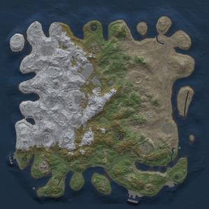 Thumbnail Rust Map: Procedural Map, Size: 4250, Seed: 942288766, 19 Monuments