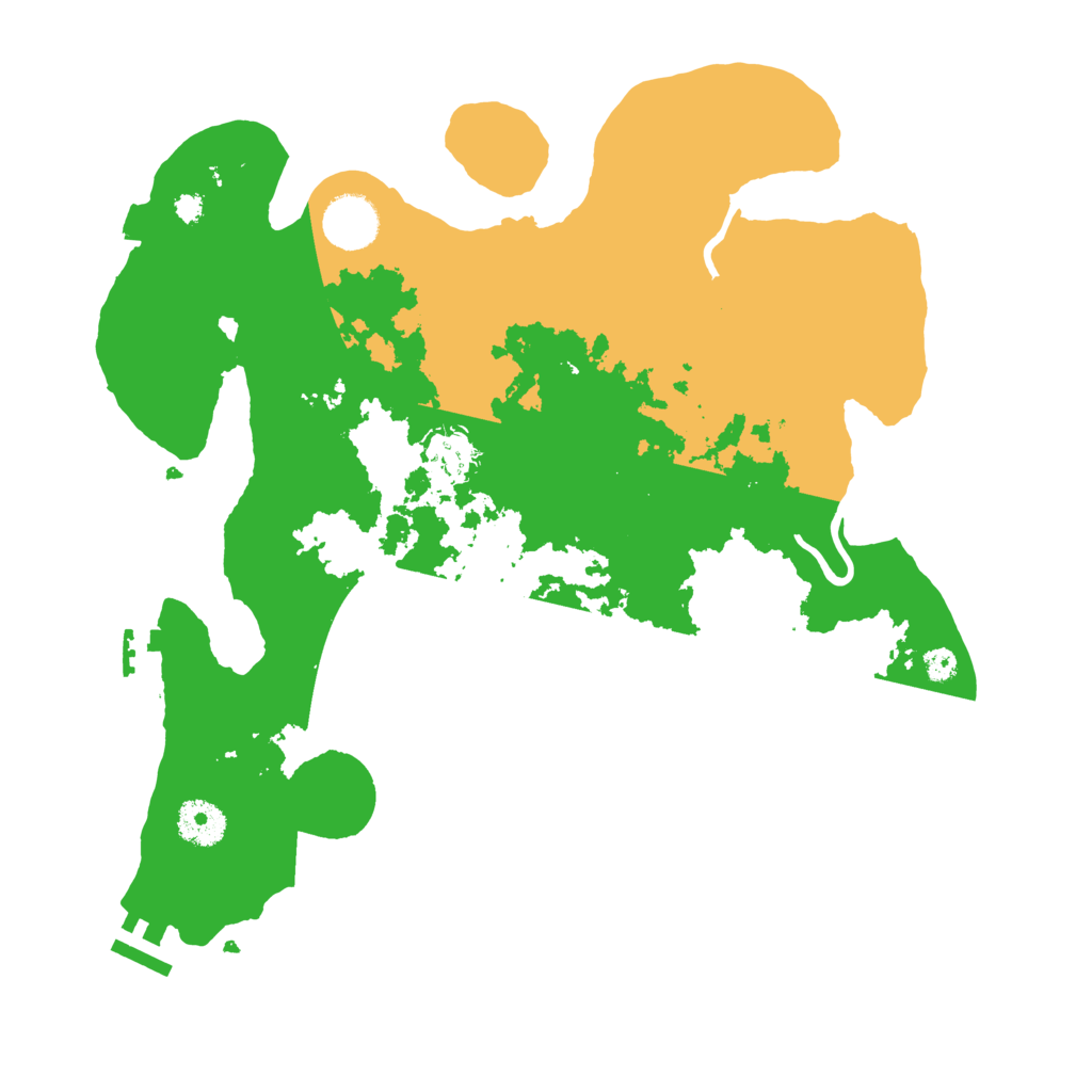 Biome Rust Map: Procedural Map, Size: 3500, Seed: 1883307073