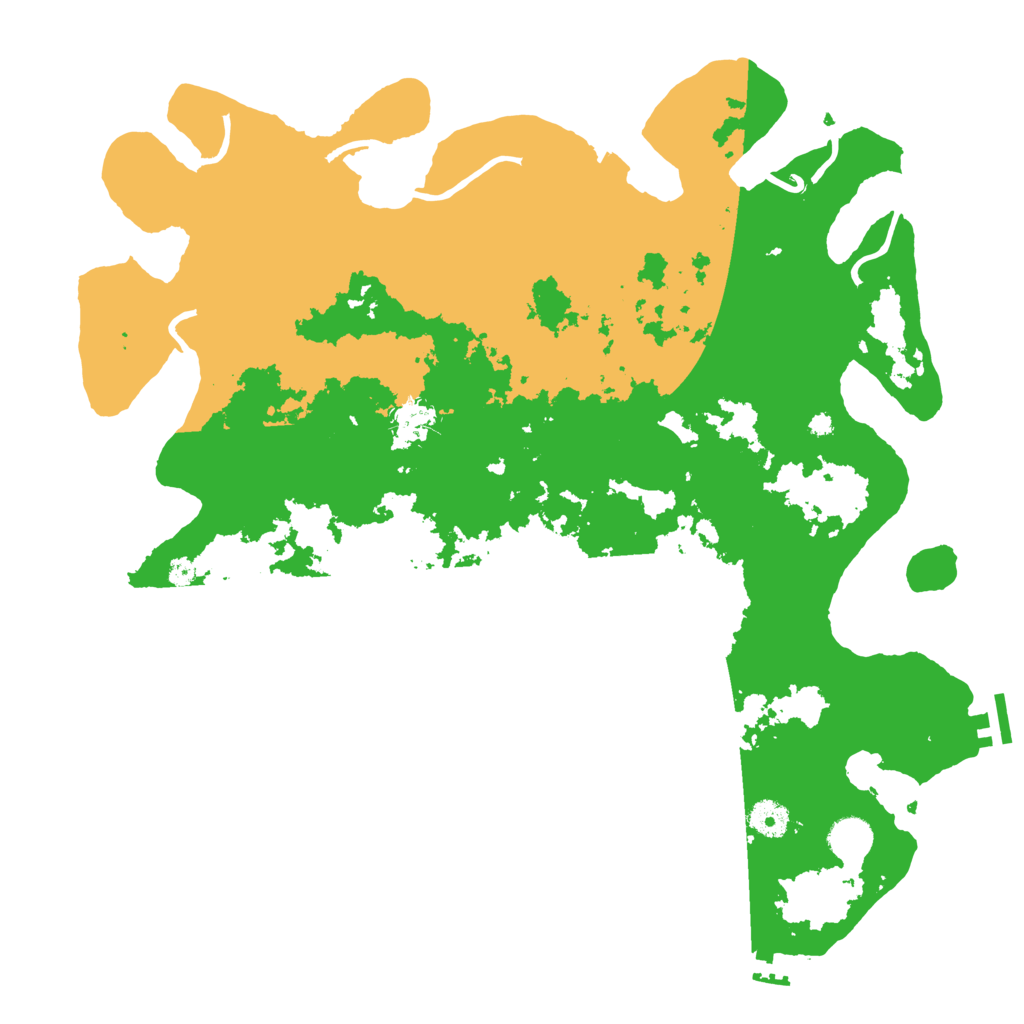 Biome Rust Map: Procedural Map, Size: 4100, Seed: 97
