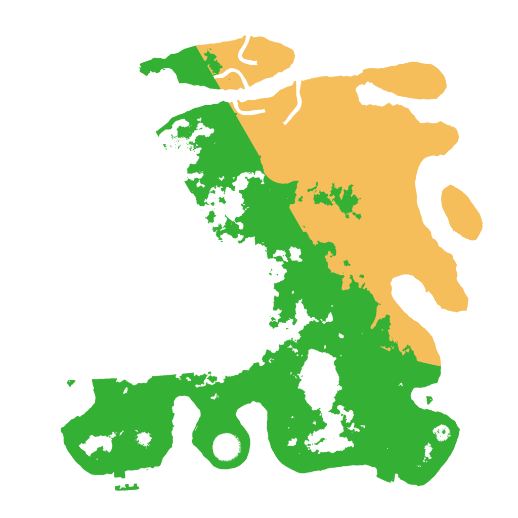 Biome Rust Map: Procedural Map, Size: 3300, Seed: 1520240748