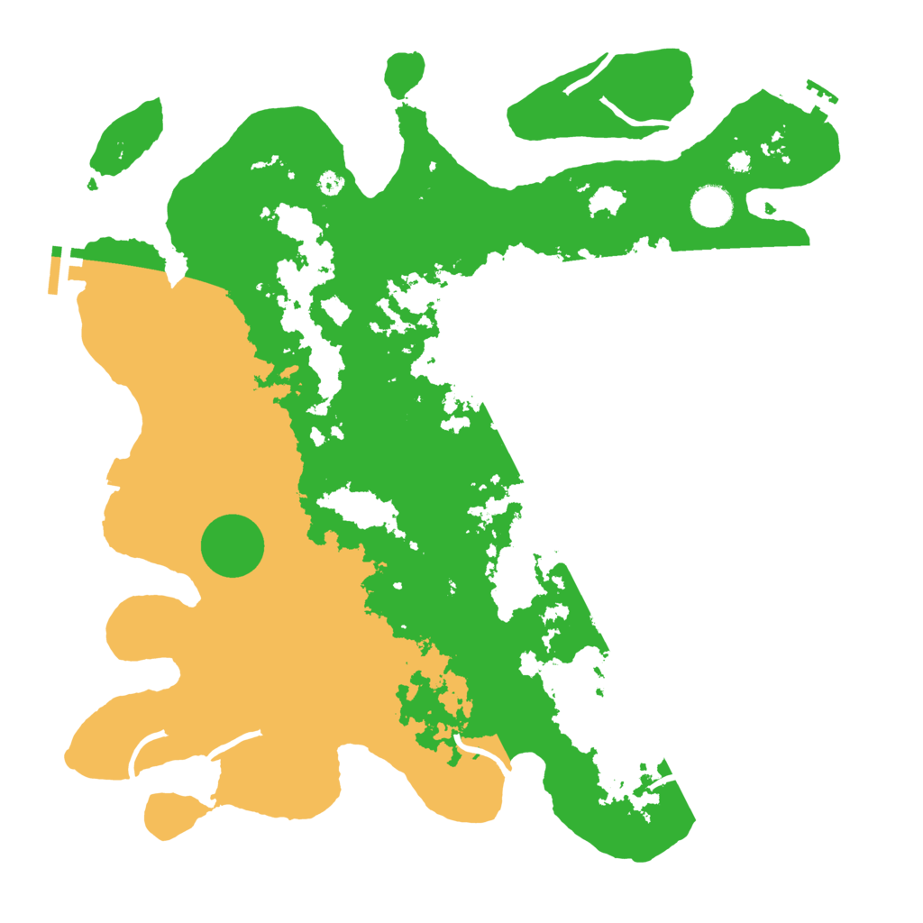 Biome Rust Map: Procedural Map, Size: 3850, Seed: 111528