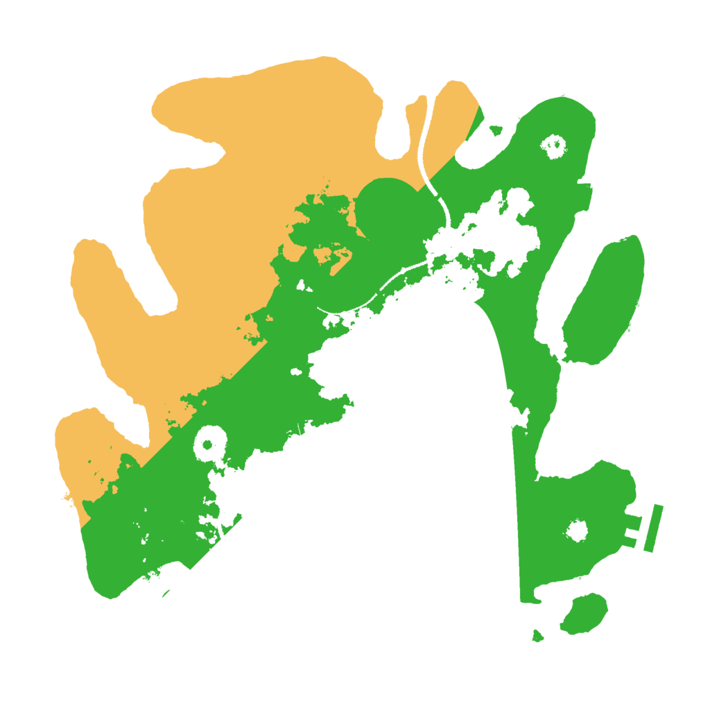 Biome Rust Map: Procedural Map, Size: 3000, Seed: 580450465
