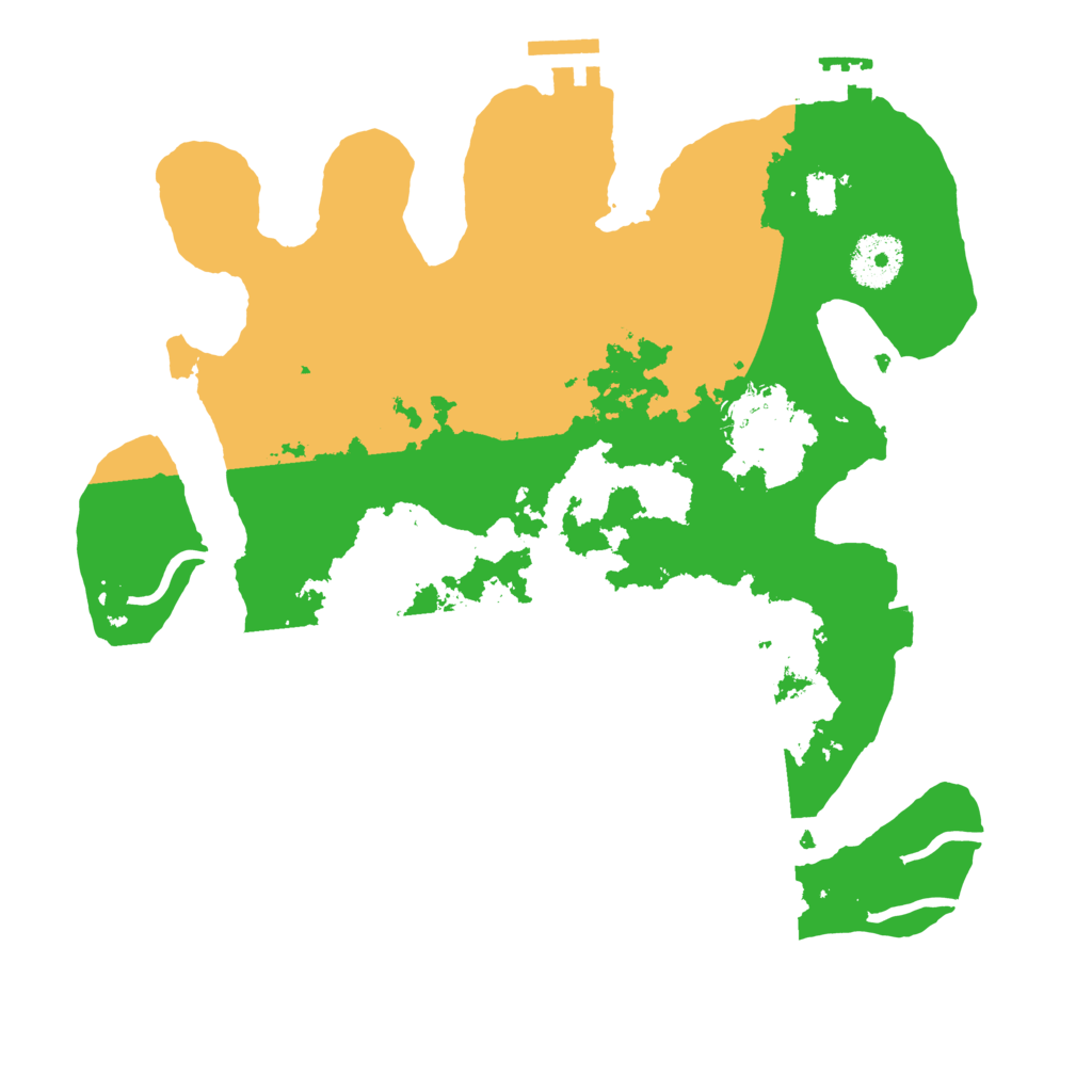 Biome Rust Map: Procedural Map, Size: 3100, Seed: 60581050