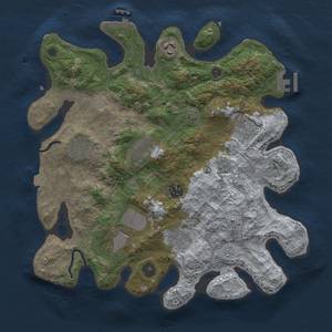 Thumbnail Rust Map: Procedural Map, Size: 3500, Seed: 1549004732, 16 Monuments