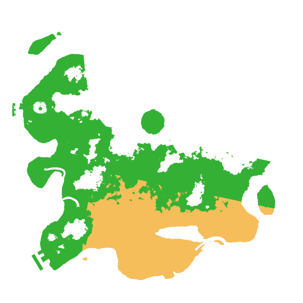 Biome Rust Map: Procedural Map, Size: 3500, Seed: 338717539