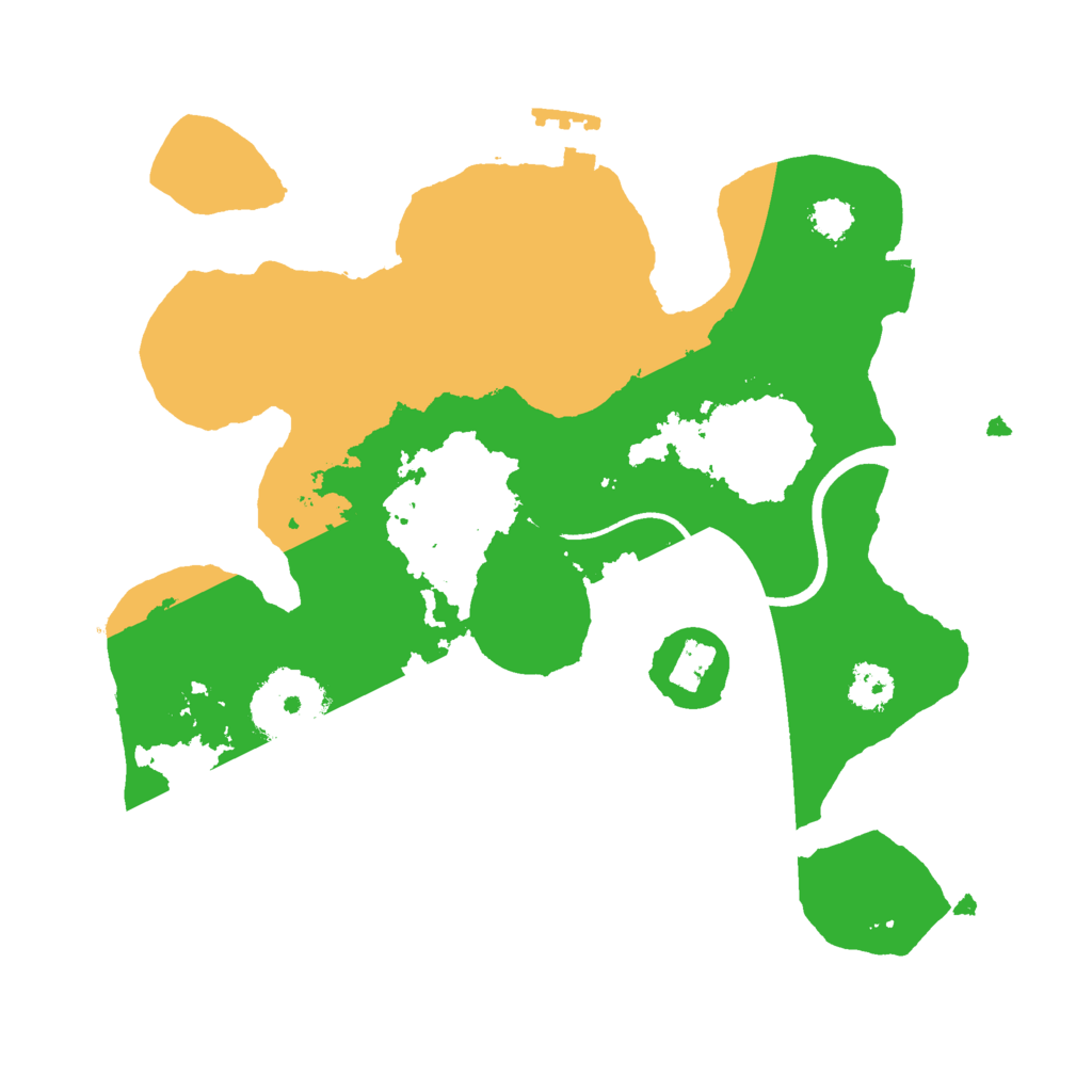 Biome Rust Map: Procedural Map, Size: 2400, Seed: 365