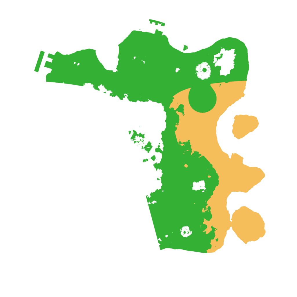 Biome Rust Map: Procedural Map, Size: 2800, Seed: 941778307