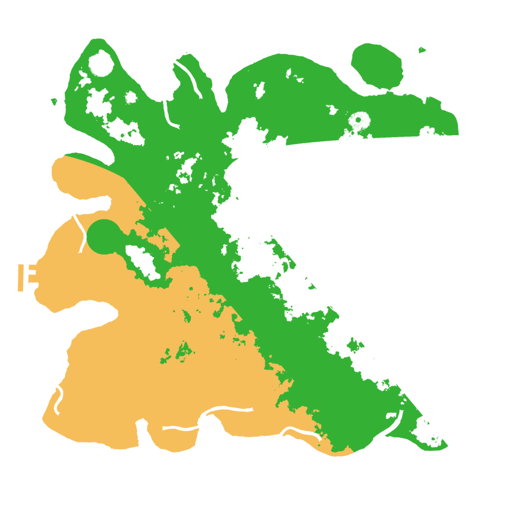 Biome Rust Map: Procedural Map, Size: 3800, Seed: 22299