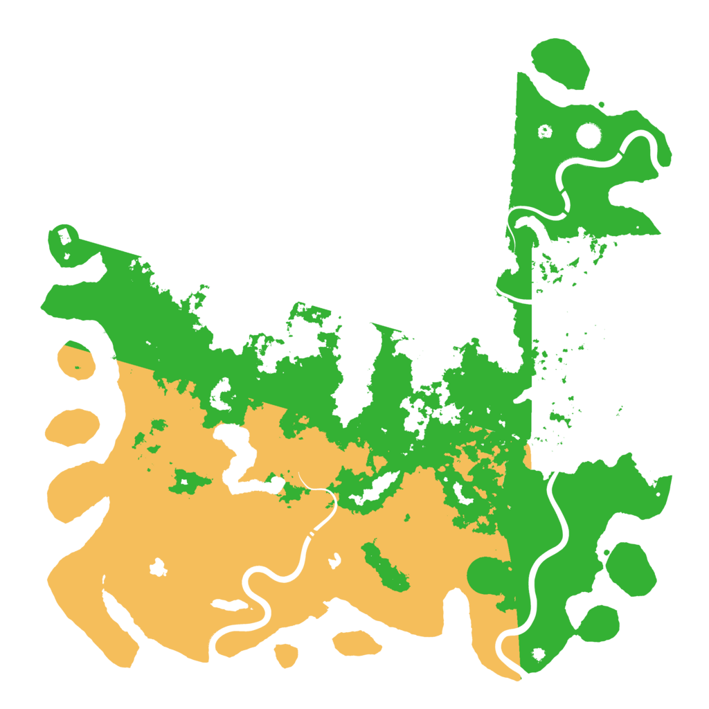 Biome Rust Map: Procedural Map, Size: 5000, Seed: 1263873150