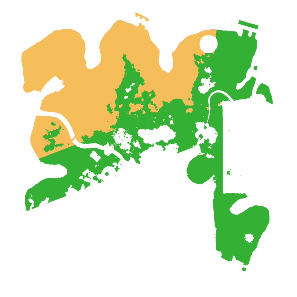 Biome Rust Map: Procedural Map, Size: 3000, Seed: 14230972