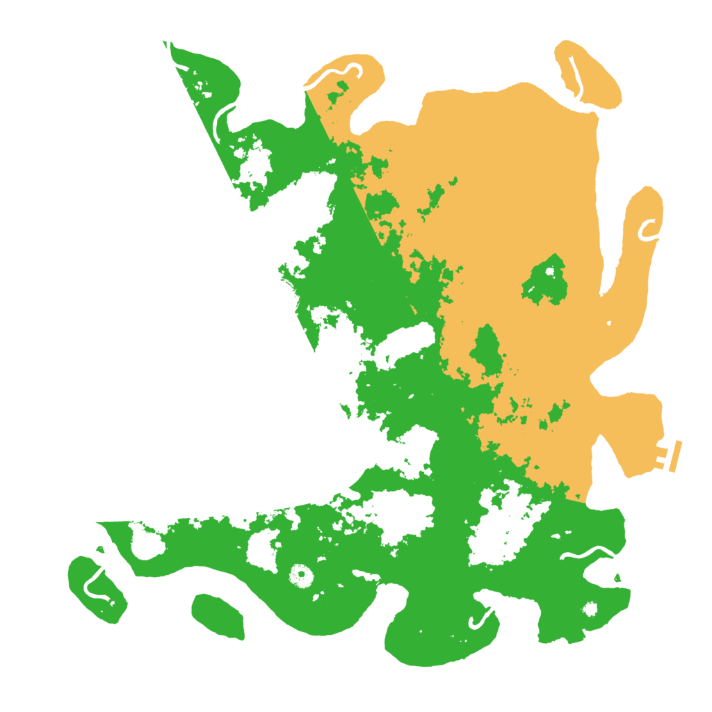 Biome Rust Map: Procedural Map, Size: 4500, Seed: 1545836711