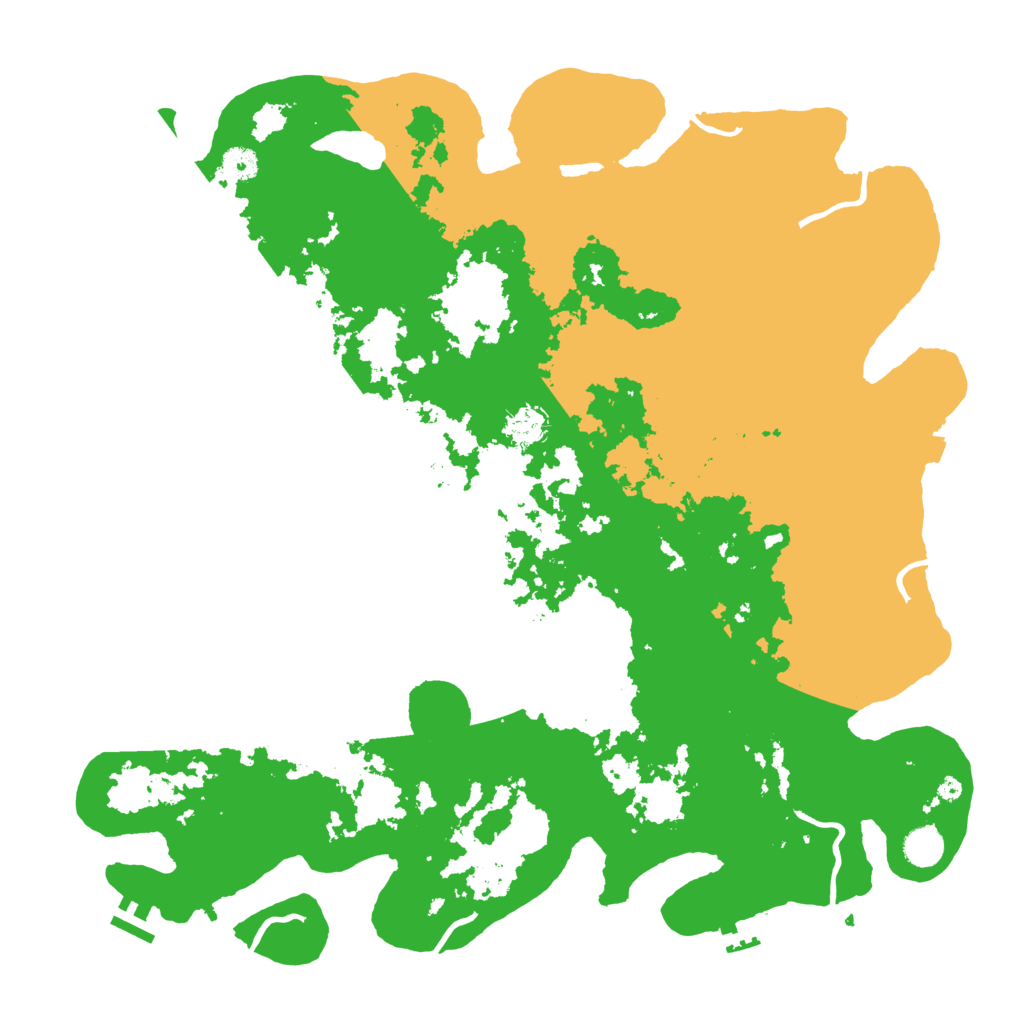 Biome Rust Map: Procedural Map, Size: 4500, Seed: 746497377