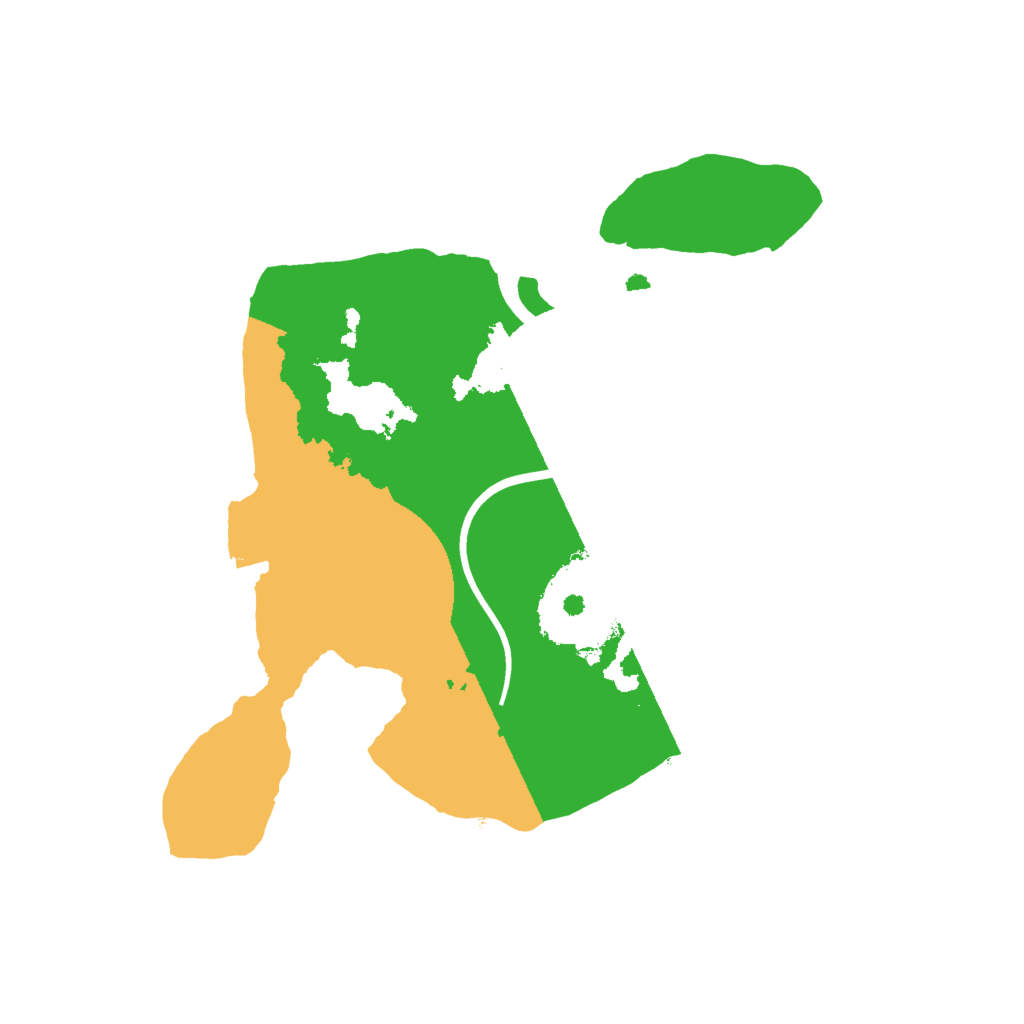 Biome Rust Map: Procedural Map, Size: 1800, Seed: 7127